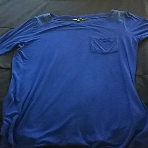 Cable and Gauge Blue Shirt Medium